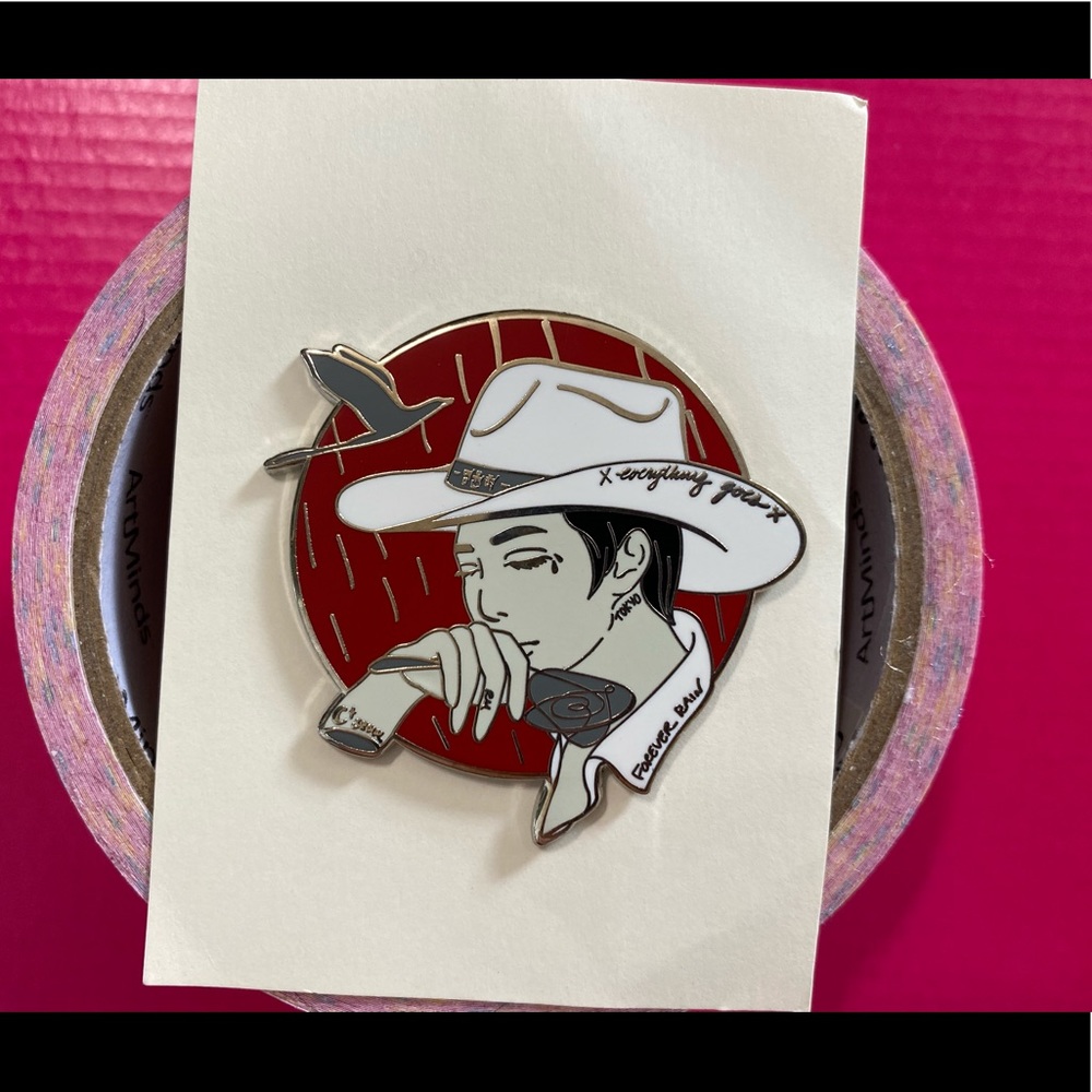 BTS Enamel Pin Kpop Namjoon Mono Everything Goes